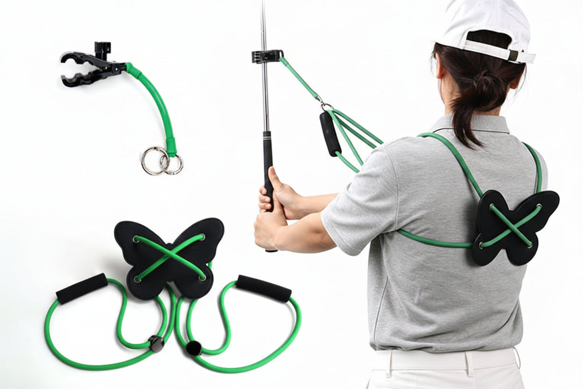 Rotating Butterfly Golf Swing Trainer – Flexibility, Rhythm, Tempo and Balance Practice Aid for Building Smoother, More Consistent Swing Mechanics