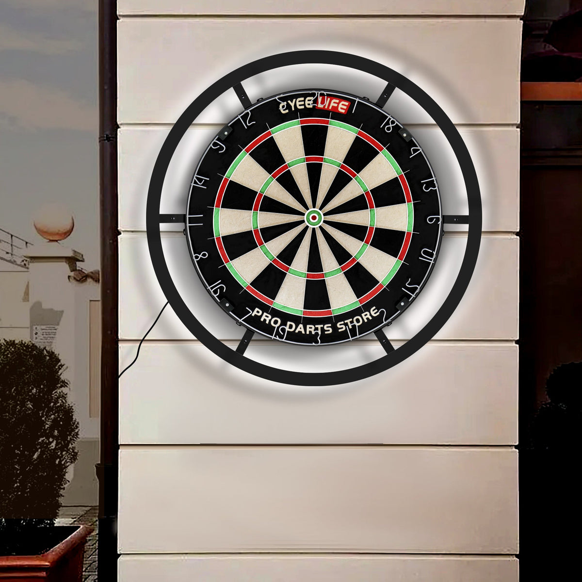 Dart Board Lighting System – LED Dartboard Light Ring with Focused Illumination for Professional Practice, Game Rooms, Bars and Competitions