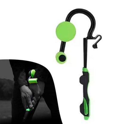 Golf Swing Trainer and Groove Tool – Posture Corrector with Club Cleaner and Sharpener for Practice, Alignment and Better Swing Mechanics