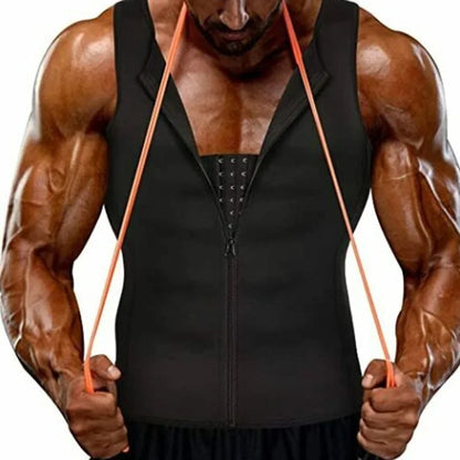 Men's Compression Shapewear Vest - Slimming Waist Trainer Top for Body Sculpting, Support and Everyday Confidence