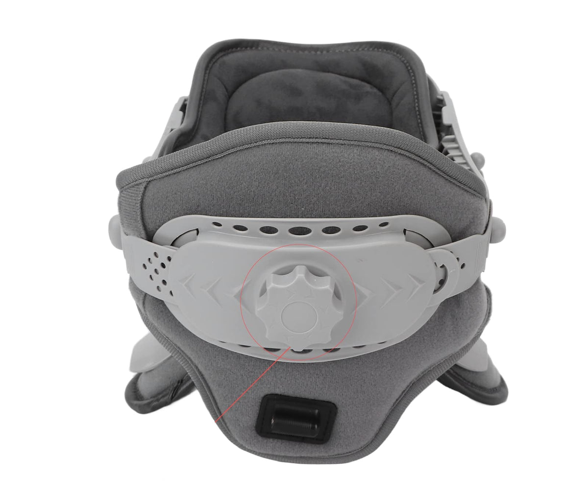 Heated Cervical Traction Collar – Adjustable Neck Stretch Device with Hot Compression for Spine Support and Pain Relief