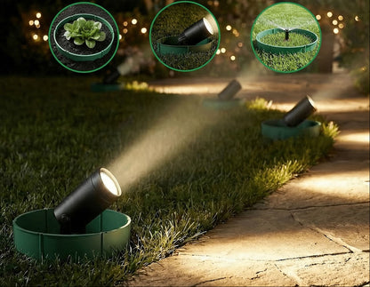 Plant Grow Protection Ring – Deep-Watering Circular Landscape Edging for Garden Beds, Root Care, Planting Support and Cleaner Organized Outdoor Growing