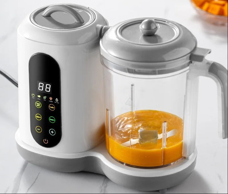 Multifunction Baby Food Maker – Compact Automatic Blender, Steamer and Timer for Easy Homemade Purees, Nutritious Meals and Convenient Infant Feeding