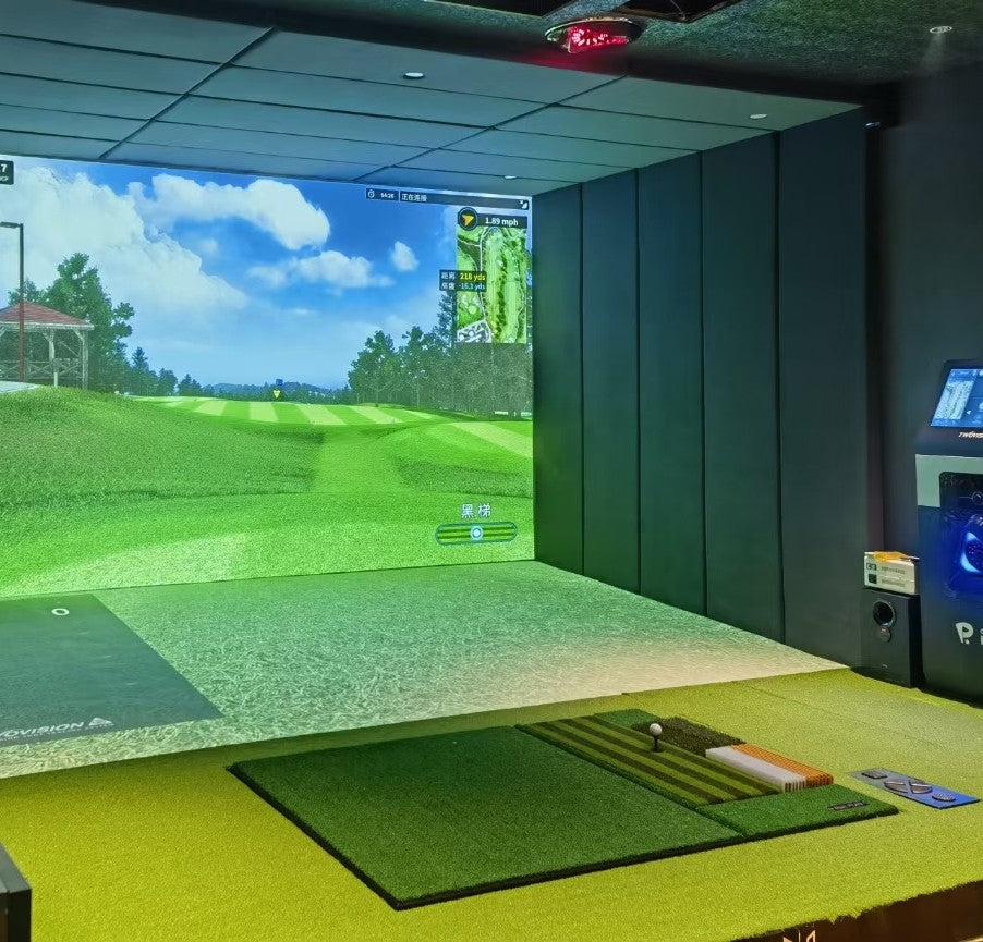 Golf Simulator Turf Mat – 1040x350MM Striated Swing Practice Surface for Indoor Training, Simulator Setups and Consistent Club Contact Feedback