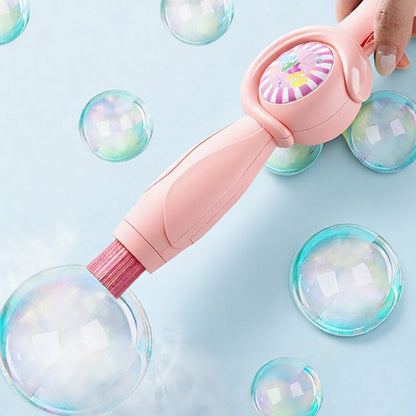 Electric Fog Bubble Machine – Automatic Smoke Bubble Maker with Colorful Lights and Music for Parties, Playrooms and Creative Events