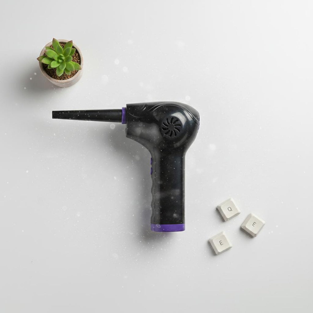 USB Wireless Dust Gun – Portable High-Speed Air Duster for Cleaning Electronics, Keyboards, Computers, Car Interiors and Hard-to-Reach Areas