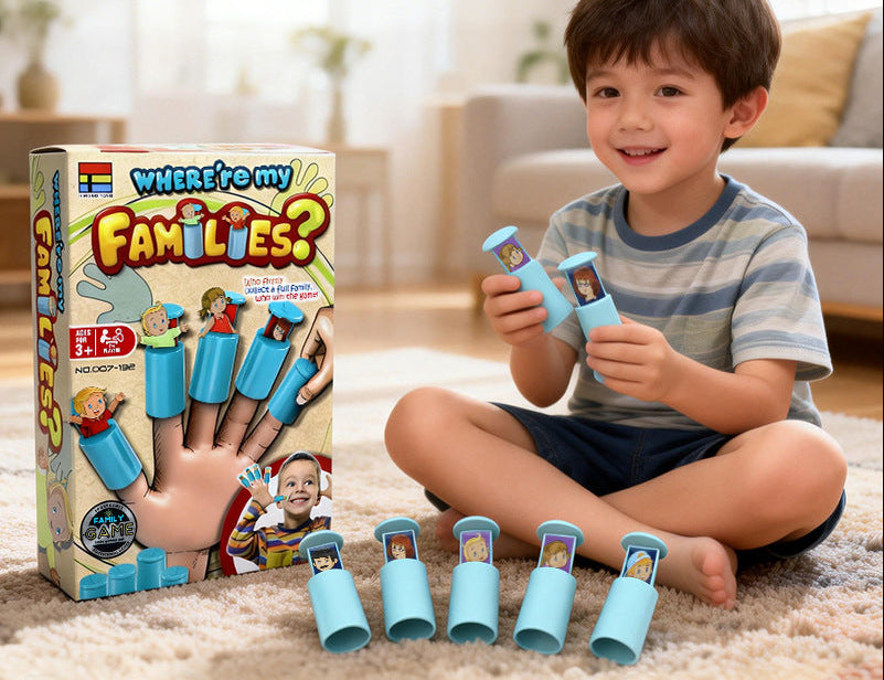 Brain-Boosting Finger Matching Game – Creative Desktop Focus Training Toy for Parent-Child Interaction, Memory Practice and Educational Fun
