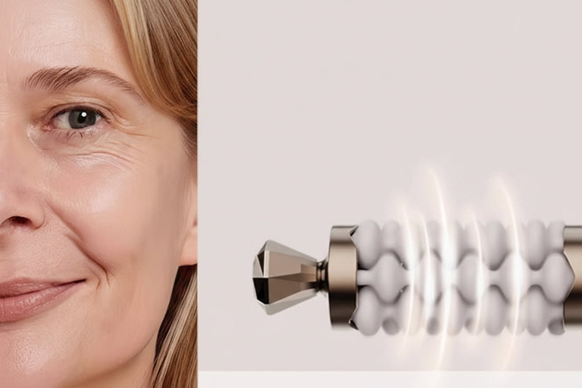 Face and Neck Massage Stick – Dual-Purpose Electric Beauty Tool for Gentle Firming Massage, Relaxation and Convenient At-Home Skin-Care Routines