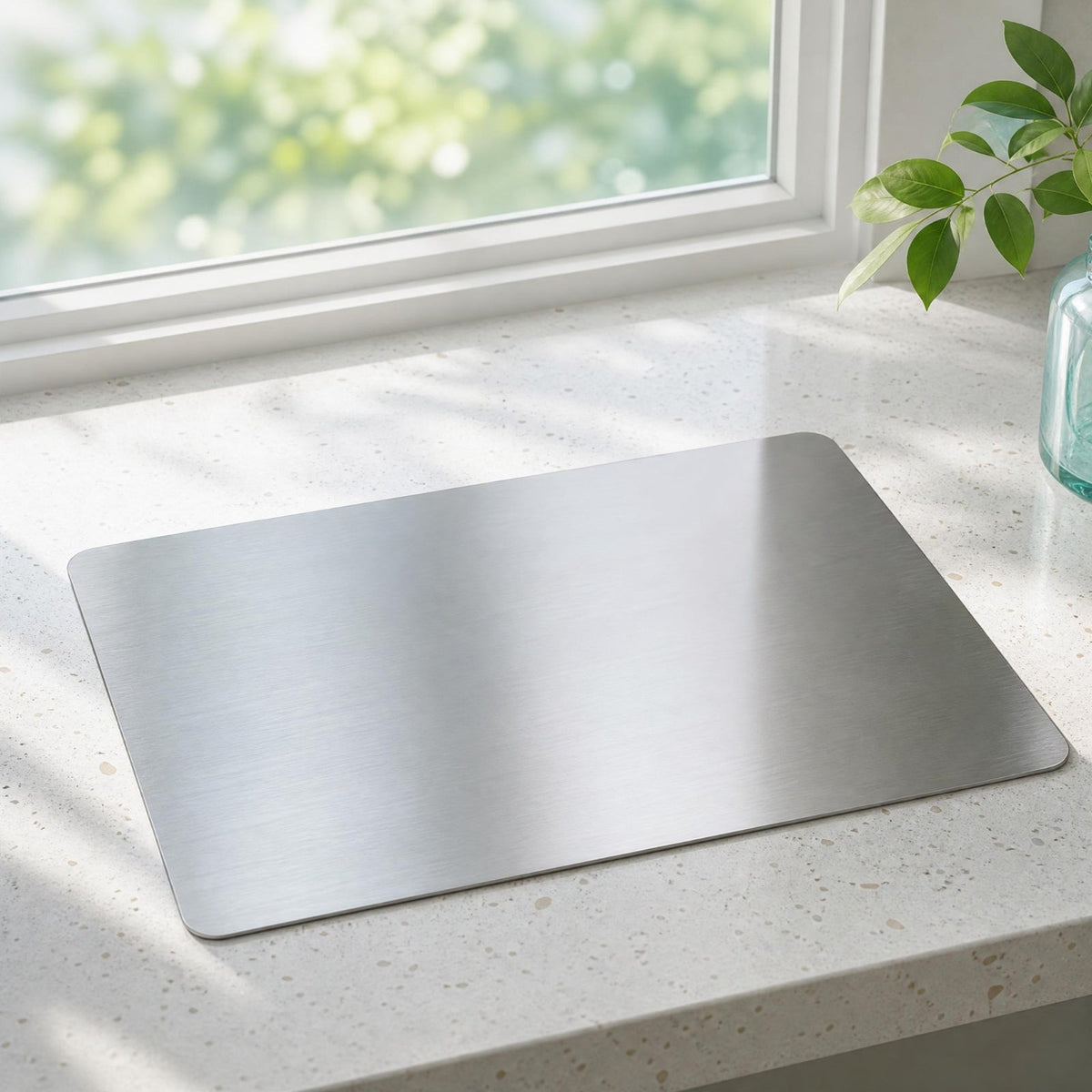 Stainless Steel Pet Cooling Pad – Summer Heat-Dissipation Plate for Dogs and Cats with Durable, Easy-Clean Cooling Surface