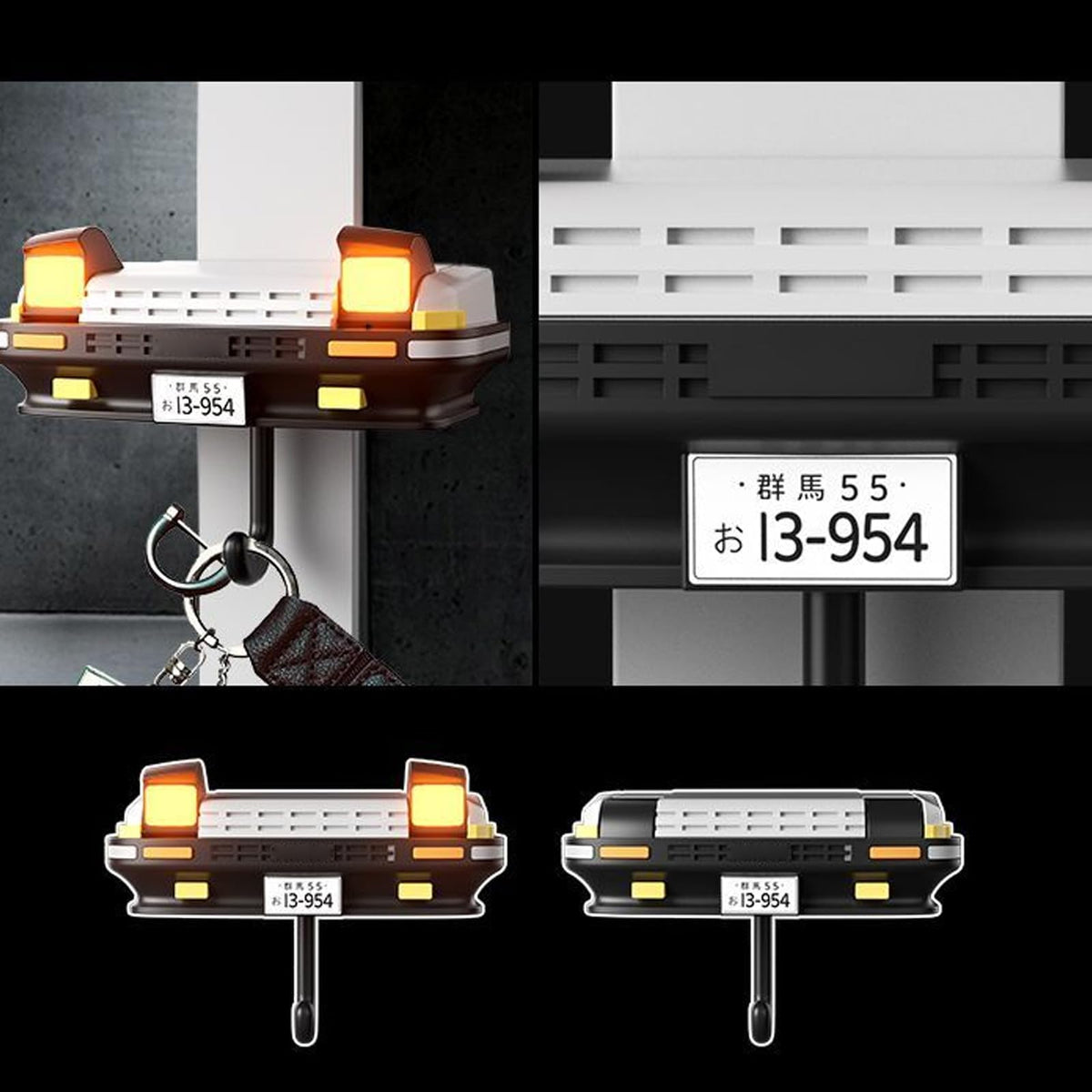 Car Headlight Key Holder Wall Decor – Creative Automotive Key Hanger for Home Entryway and Car Enthusiasts Gift