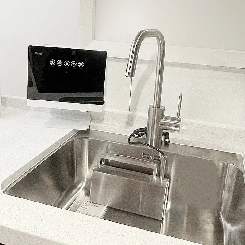 Portable Ultrasonic Dishwasher – Automatic Compact Sink Cleaning Machine for Kitchen Dishes, Tableware, Apartments and Convenient Household Washing
