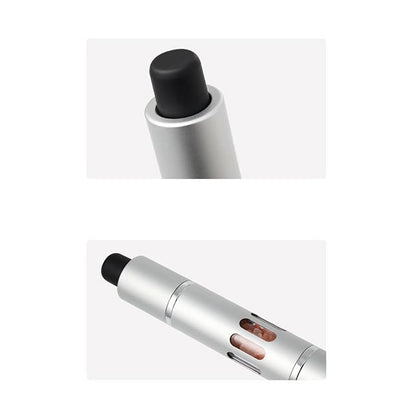 Manual Aluminum Alloy Pepper Grinder – Thumb Push Button Design for Sea Salt & Spice Grinding at Home or BBQ
