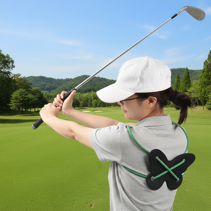 Rotating Butterfly Golf Swing Trainer – Flexibility, Rhythm, Tempo and Balance Practice Aid for Building Smoother, More Consistent Swing Mechanics