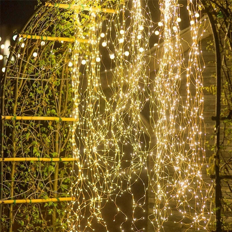 Solar Fairy String Lights – Outdoor LED Garland for Gardens, Streets, Patios and Holiday Decor with Energy-Saving Solar-Powered Illumination