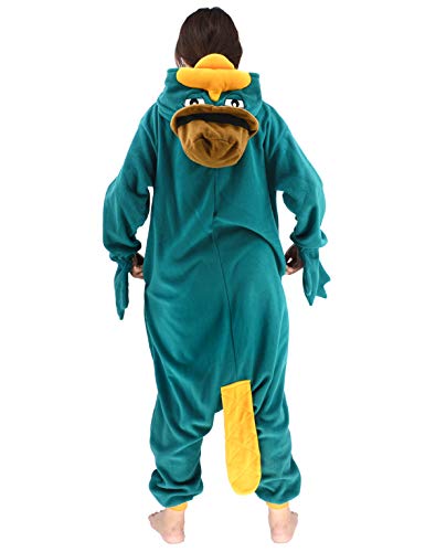 Animal Kigurumi Duck Onesie – Cute Cartoon Pajama Costume for Adults and Kids, Cozy Halloween Cosplay, Parties, Sleepovers and Fun Homewear