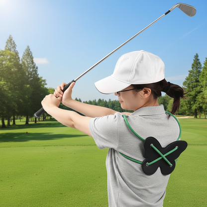 Rotating Butterfly Golf Swing Trainer – Flexibility, Rhythm, Tempo and Balance Practice Aid for Building Smoother, More Consistent Swing Mechanics