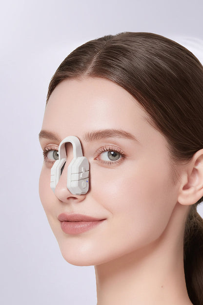 EMS Nose Shaper Clip – Microcurrent Pulse and Vibration Beauty Tool for Gentle Nose Massage, Contouring Routine and Convenient At-Home Facial Care