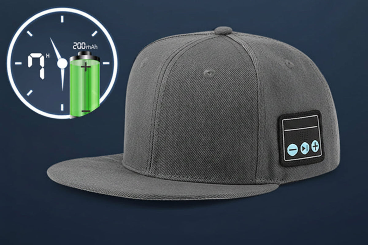 Bluetooth Music Hat with Headphones – Wireless Sports Baseball Cap with Dual Speakers, Microphone and Adjustable Fit for Running and Outdoor Activities