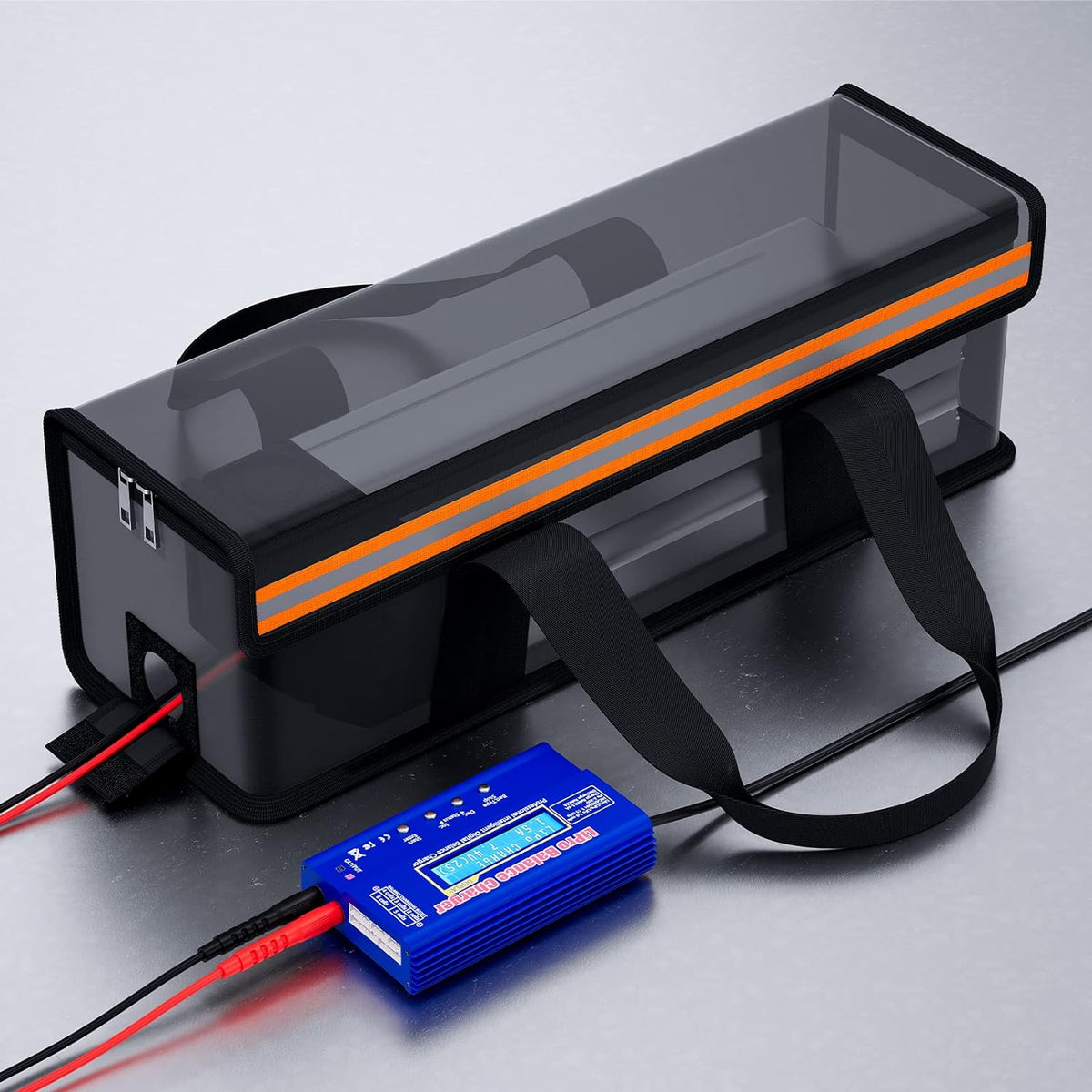 Large-Capacity Fireproof LiPo Battery Safety Bag – Explosion-Resistant Charging & Storage Pouch for Drone Batteries, RC Models, and Electronics Protection