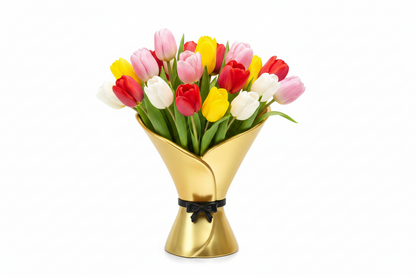 Handheld Flower Ware Kaleidoscope Vase – Artistic Bouquet Arrangement Box for Elegant Home, Bedroom & Decorative Displays