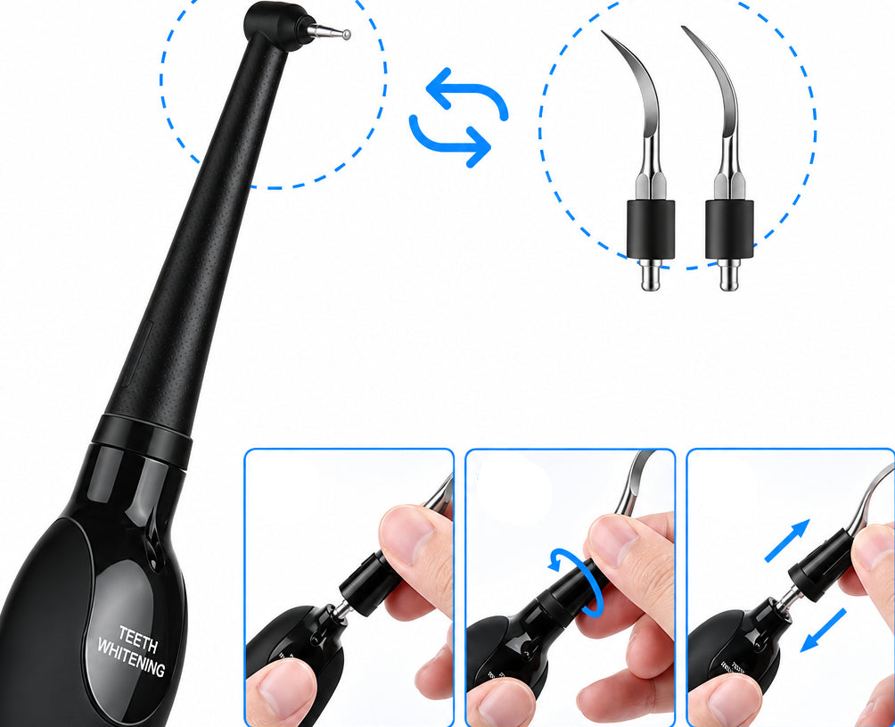Electric Tooth Cleaning Device – 5-Speed Adjustable Oral Care Tool for Convenient At-Home Dental Cleaning, Polishing and Everyday Hygiene Routines