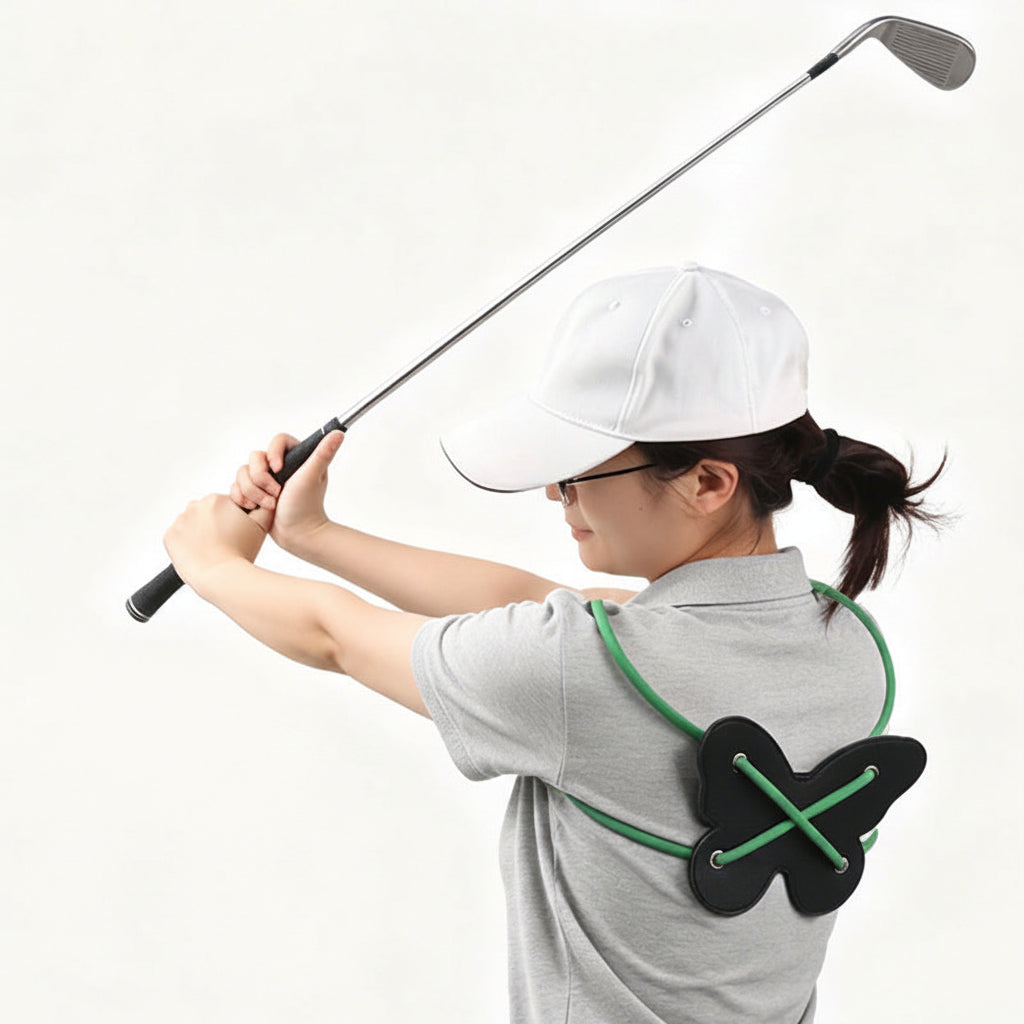 Rotating Butterfly Golf Swing Trainer – Flexibility, Rhythm, Tempo and Balance Practice Aid for Building Smoother, More Consistent Swing Mechanics