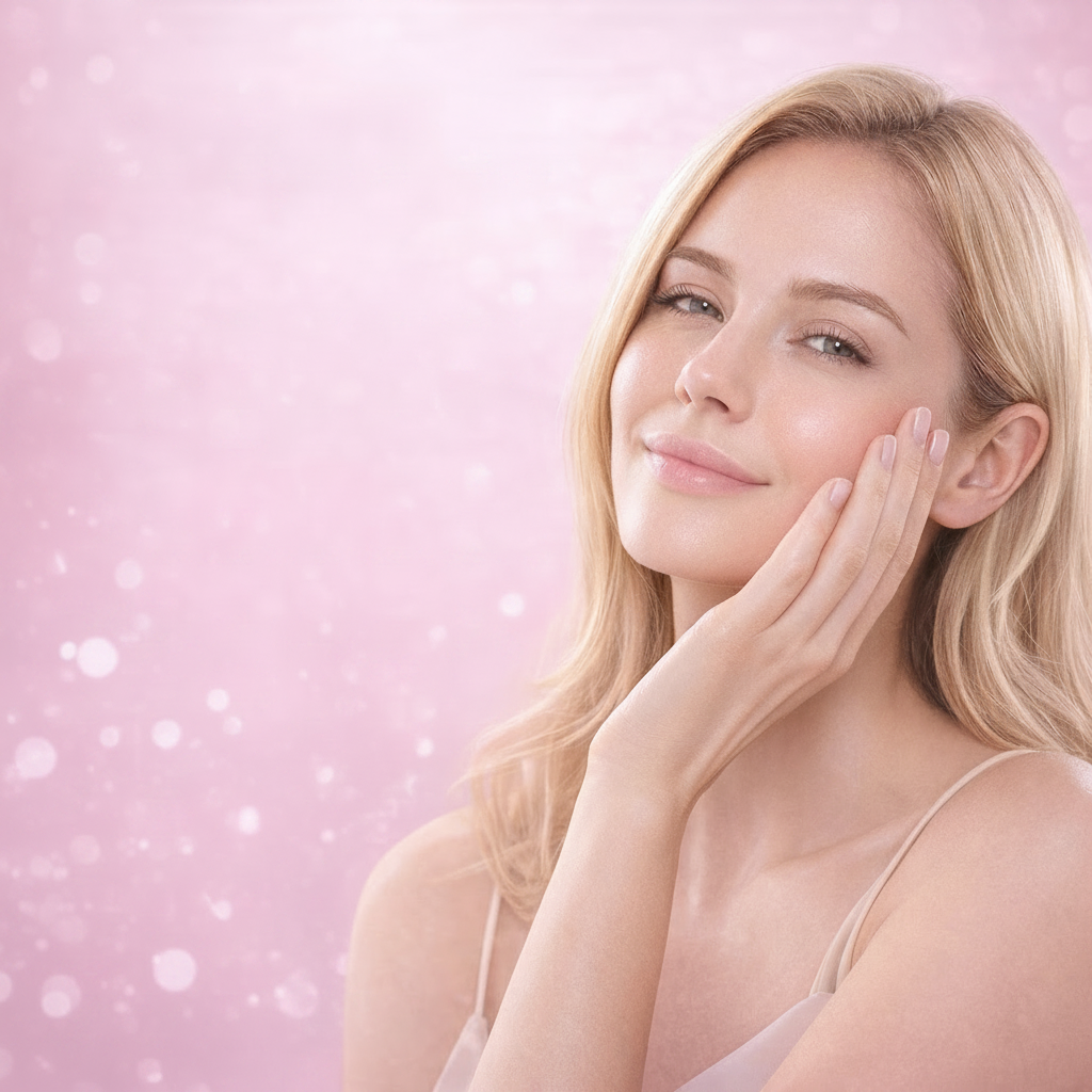Pink Collagen Bubble Serum – PDRN and Low Molecular Collagen Glow Treatment for Firming, Hydration and Fast-Absorbing Facial Care