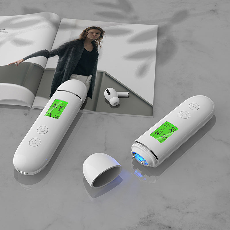 Skin Moisture Oil Analyzer Tester – Digital Face Skin Age Detection Meter with Fluorescent Agent Detection