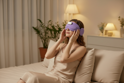 Smart Sleep Mask Headphones – 3D Breathable Bluetooth Eye Mask with AI Sleep Monitoring, App Control and Wireless Music for Travel and Relaxation
