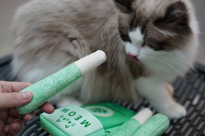 Mint Cat Chew Sticks – Cigarette-Shaped Teaser Toys for Biting, Oral Cleaning, Interactive Play, Boredom Relief and Indoor Cat Enrichment