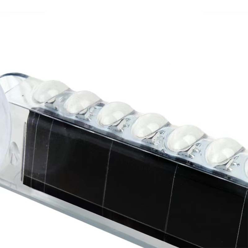 Solar-Powered Colorful Car Window Strobe Light – Wireless LED Warning Lamp for Anti-Collision Safety and Stylish Decoration