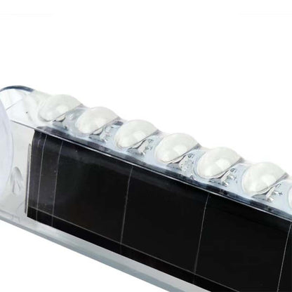 Solar-Powered Colorful Car Window Strobe Light – Wireless LED Warning Lamp for Anti-Collision Safety and Stylish Decoration