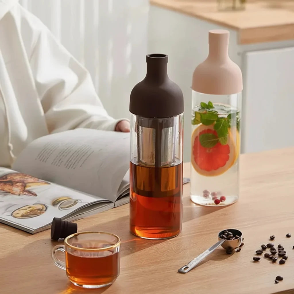 Cold Brew Coffee Maker – 1000ML High-Borosilicate Glass Pot for Smooth Cold Coffee, Fruit Tea and Refreshing Home Brewing