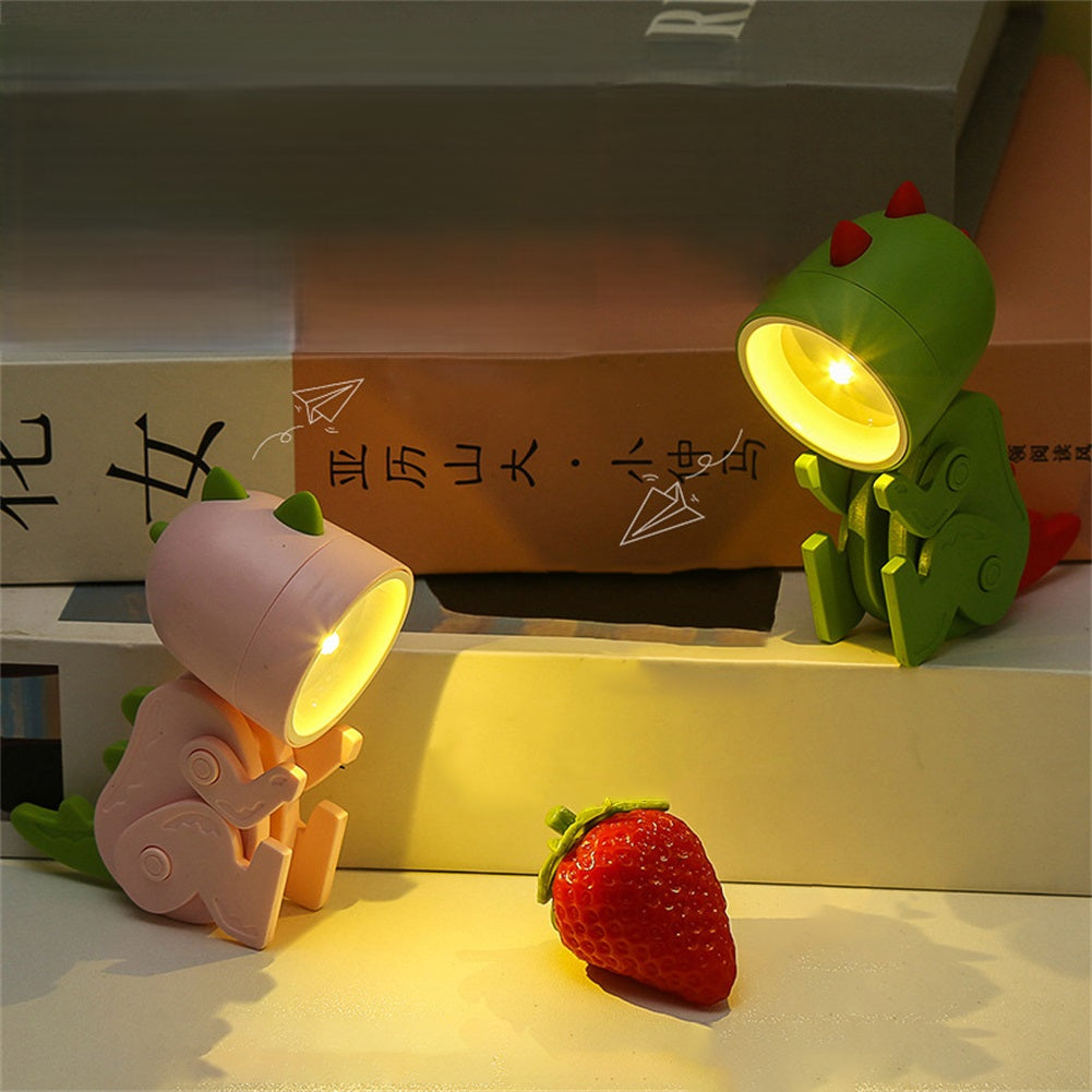 Mini LED Folding Desk Pet Lamp – Cute Adjustable Portable Night Light for Bedroom, Study Desk & Living Room Decorative Lighting