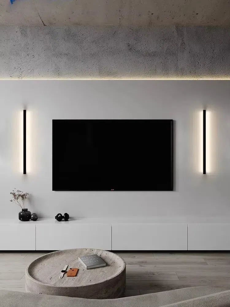 Modern Minimalist LED Wall Lamp – Luxury Long Strip Light for Bedrooms, Living Rooms, Bedside Areas, Hallways and Sofa Background Lighting