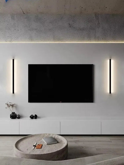 Modern Minimalist LED Wall Lamp – Luxury Long Strip Light for Bedrooms, Living Rooms, Bedside Areas, Hallways and Sofa Background Lighting