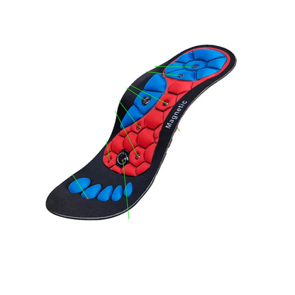 Acupressure Magnetic Therapy Insoles – Slimming Breathable Arch Support Cushion for Running Shoes, Improves Circulation & Foot Health Care