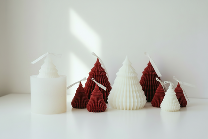 Christmas Tree Silicone Mold – DIY Candle, Soap and Resin Craft Mold for Handmade Holiday Decorations