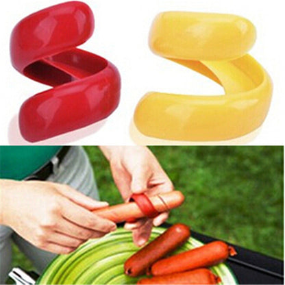 Silicone Hot Dog Slicer & Sausage Cutter – Innovative Barbecue Tool for Camping, Grilling & Perfectly Shaped Hot Dogs