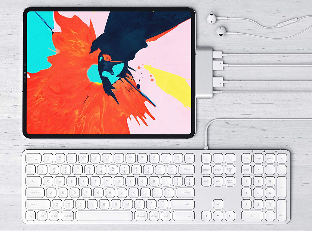 USB-C Hub Docking Station – 4-in-1 High-Definition Type-C Adapter for iPad, Phones, Computers and Game Consoles with Versatile Connectivity