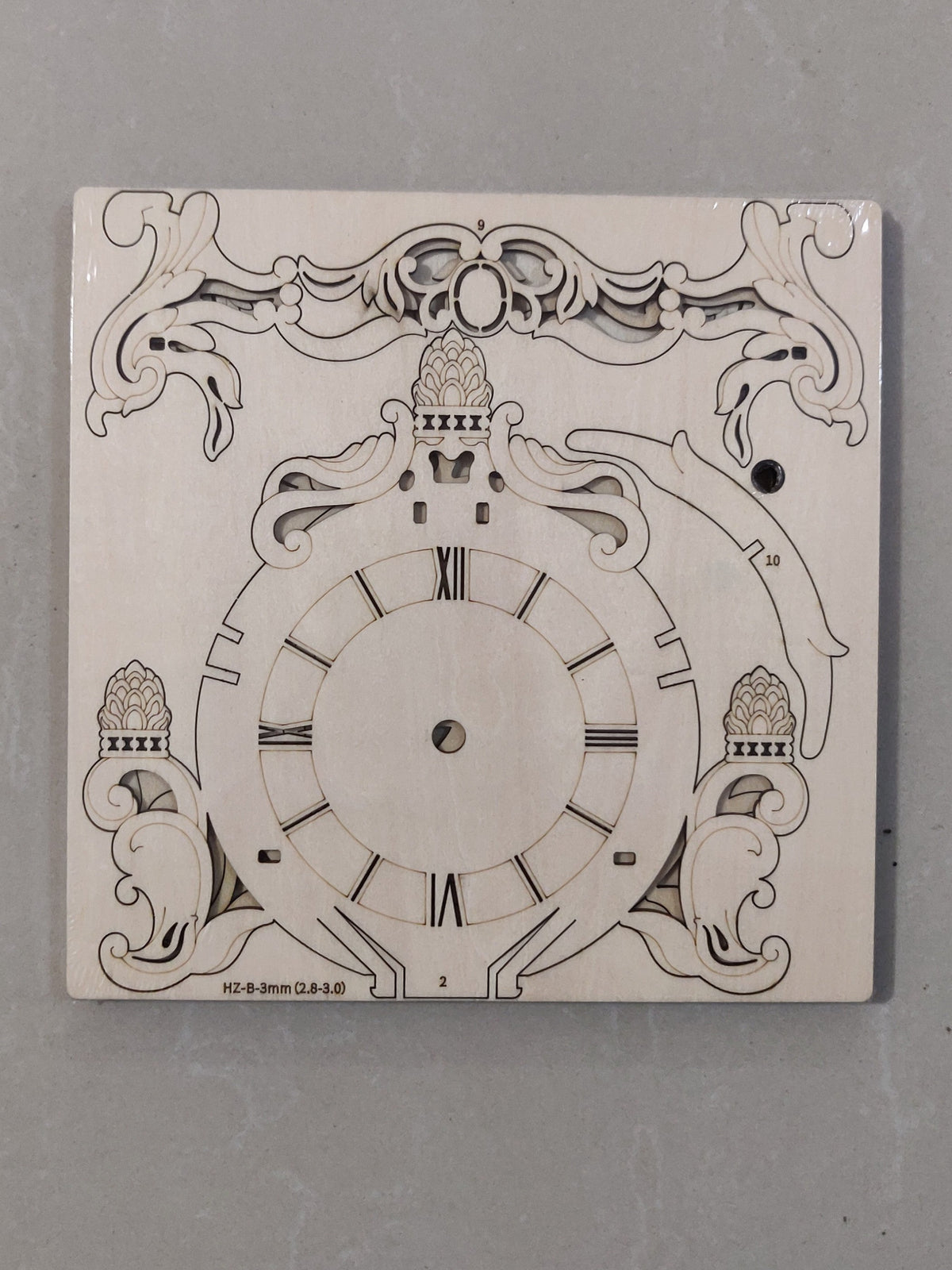 DIY Wooden Clock Puzzle Model Kit – 3D DIY Desktop Architectural Building Blocks with Functional Clock for Home Decor and Gifts