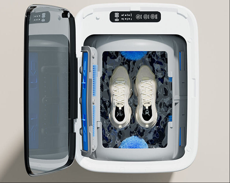 Automatic Shoe Washing Machine – Dual-Purpose Electric Cleaner with Detachable Brush Head and One-Button Cleaning for Household Footwear Care