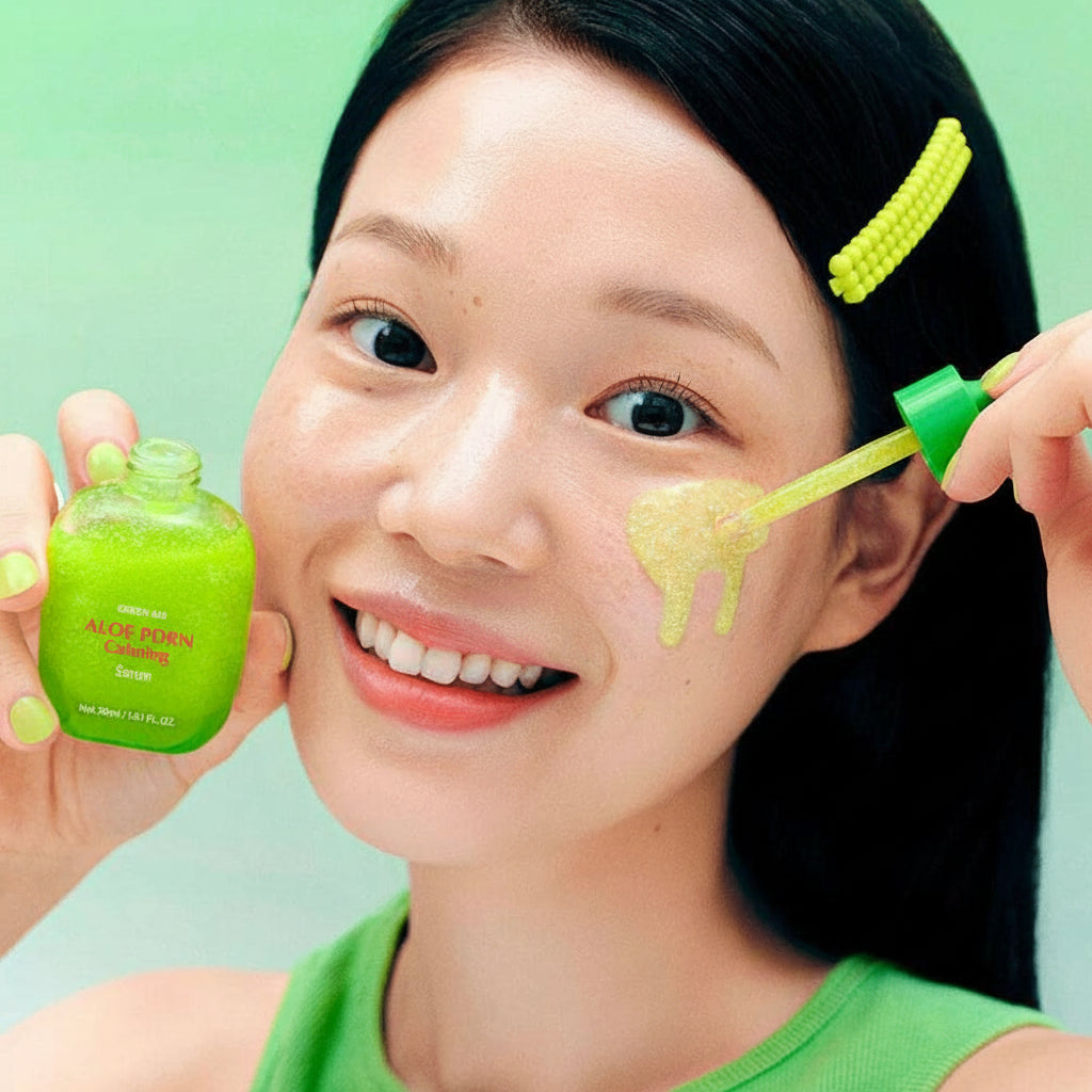 Aloe PDRN Calming Repair Ampoule – Soothing Korean Face Serum for Post Sun Care, Hydration, Skin Recovery and Daily Skincare