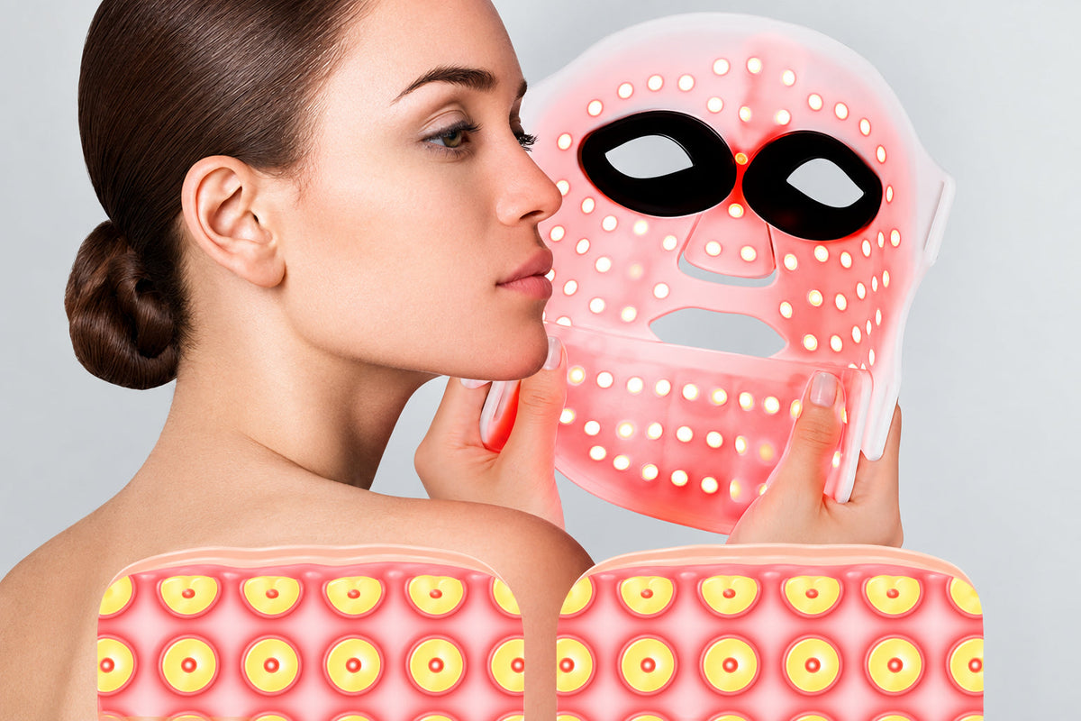 LED Color Light Beauty Device – At-Home Facial Skin-Care Tool with Multi-Color Light Modes for Relaxing, Convenient Beauty Routines