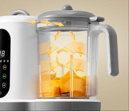Multifunction Baby Food Maker – Compact Automatic Blender, Steamer and Timer for Easy Homemade Purees, Nutritious Meals and Convenient Infant Feeding
