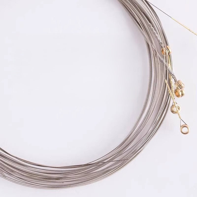 Electric & Acoustic Guitar Strings – 6 Sets Nickel Wound 80/20 Bronze Alloy Durable Strings for Rich Tone and Professional Music Performance