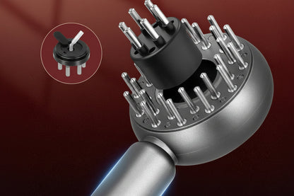 Electric Massage Hair Comb – Vibrating Scalp Brush Designed for Relaxation, Smooth Hair Care, Scalp Stimulation and Nourishing Beauty Routines