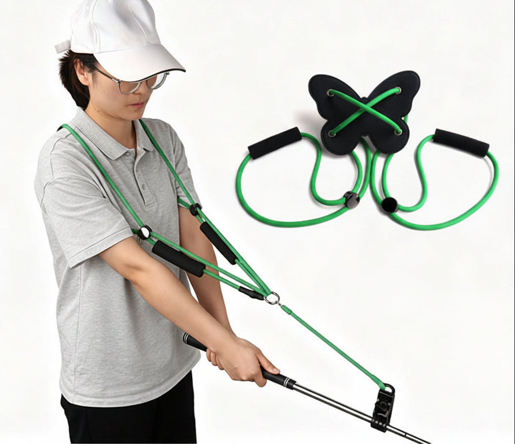 Rotating Butterfly Golf Swing Trainer – Flexibility, Rhythm, Tempo and Balance Practice Aid for Building Smoother, More Consistent Swing Mechanics