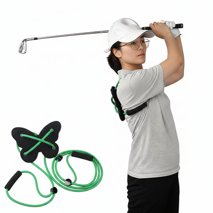 Rotating Butterfly Golf Swing Trainer – Flexibility, Rhythm, Tempo and Balance Practice Aid for Building Smoother, More Consistent Swing Mechanics