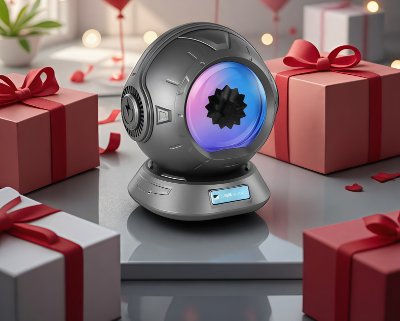 Dancing Ferrofluid Speaker – Colorful LED Reactive Desktop Speaker with Adjustable Visual Modes for Mesmerizing Home Decor